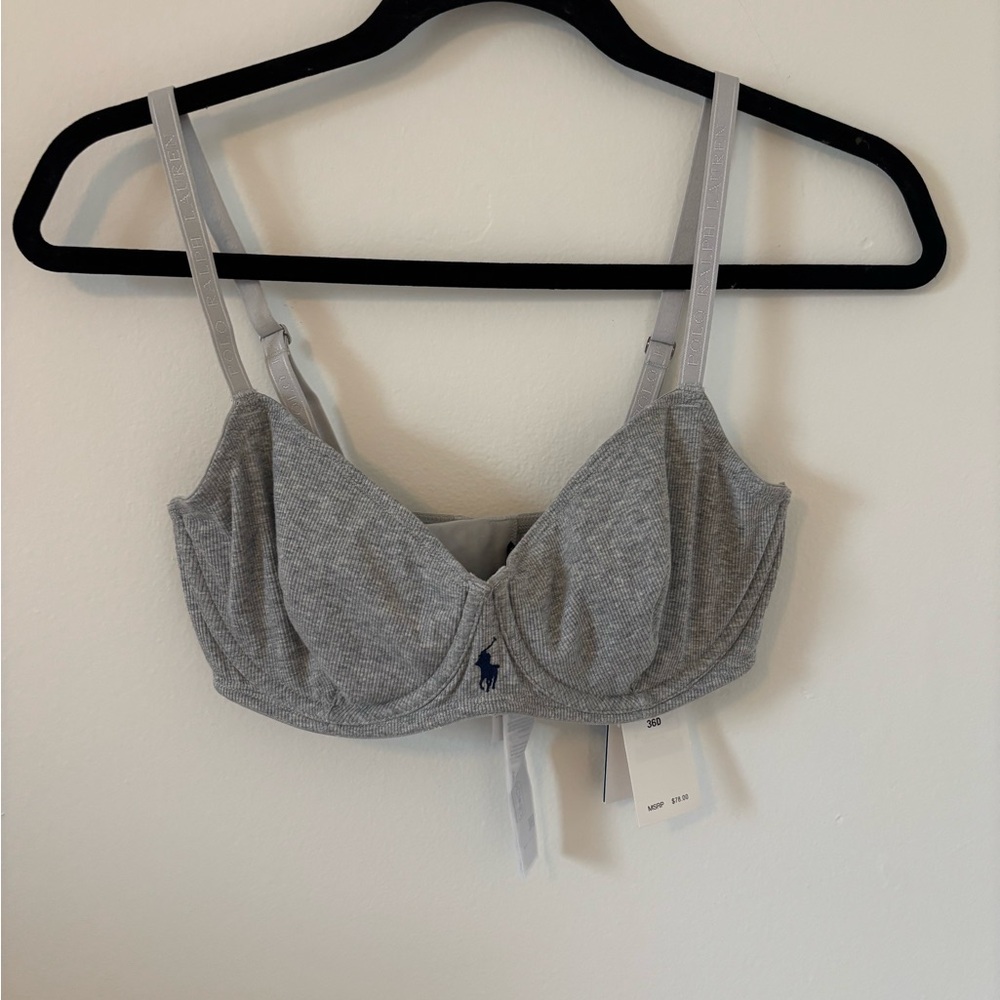 BNWT Ralph Lauren Light Gray Underwire Bra